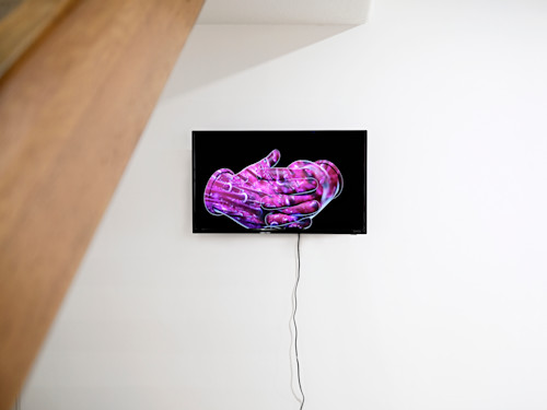 A Seed's A Star curated by Constance Tenvik. Susanne Winterling, Vertex, 2015, CGI, 4:22 minutes