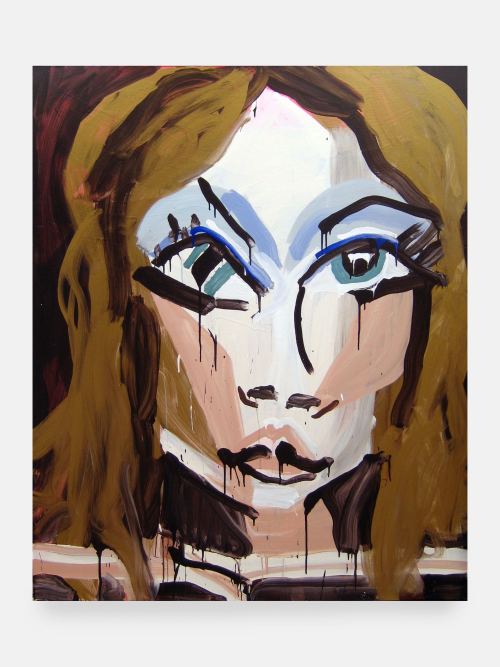 Katherine Bernhardt, Matte Finish, 2007. Acrylic on canvas, 72 x 60 in, 183 x 152 cm