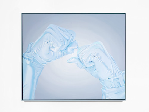Anna Camner, Causa Sui, 2024. Oil on acrylic sheet, 100 x 120 cm (39 x 47 in)