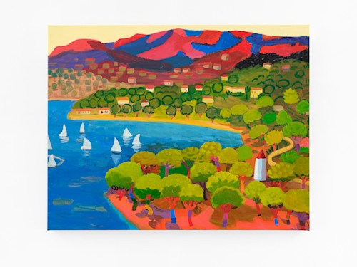 Daniel Heidkamp, Saint Raphaël, 2022. Oil on linen, 30 x 38 in (76 x 100 cm)