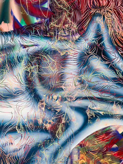 Lauren Quin, Bat’s Belly II, 2021, Detail. 