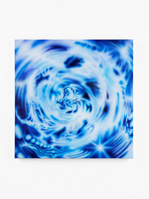 Devin Reynolds, Untitled, Portal Study 2, 2023. Acrylic on canvas, 30 x 30 in (76 × 76 cm)