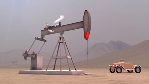 Takeshi Murata, Pumpjack Popeye, 2015. HD Video, mp4, 0:43 mins