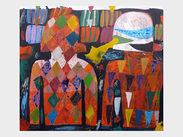 Acrylic on panel, 41 x 47 in, 104 x 119 cm