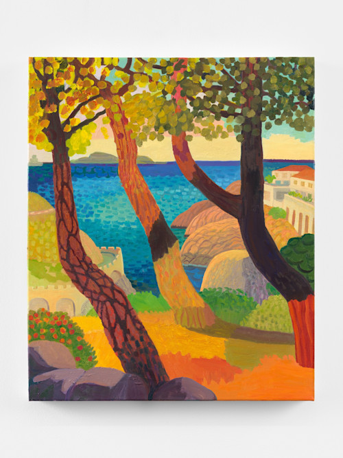 Daniel Heidkamp, Le Petit Nice, 2019. Oil on linen, 24 x 20 in, 61 x 51 cm