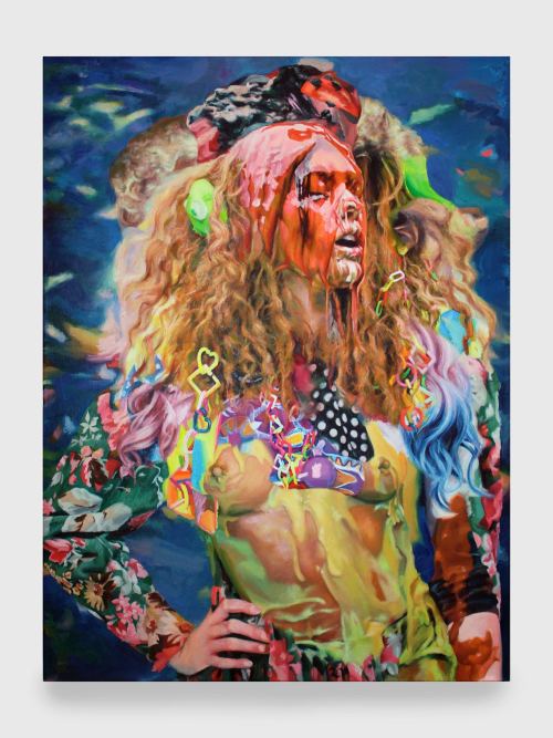 Francine Spiegel, Lora, 2013. Acrylic on canvas, 36 x 27 in, 91 x 69 cm