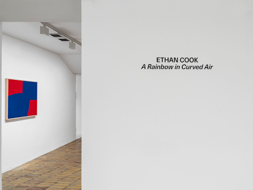 Ethan Cook, A Rainbow in Curved Air. 