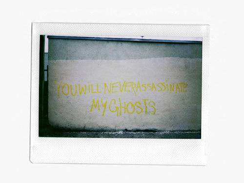 Tarik Garrett, Property embraces a thing to which a person may attach value. Property allows one to draw on the advantage of athingpossessed, 2020. Polaroid photograph, documentation of performance