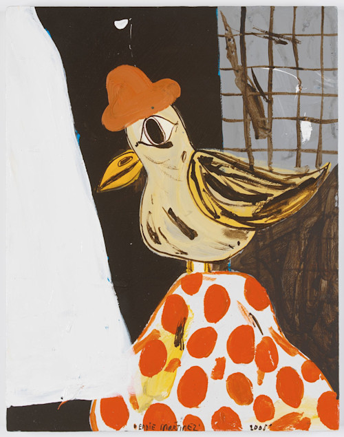 Eddie Martinez, Come On Brah, 2005. Acrylic on panel, 14 x 11 in, 35 x 28 cm