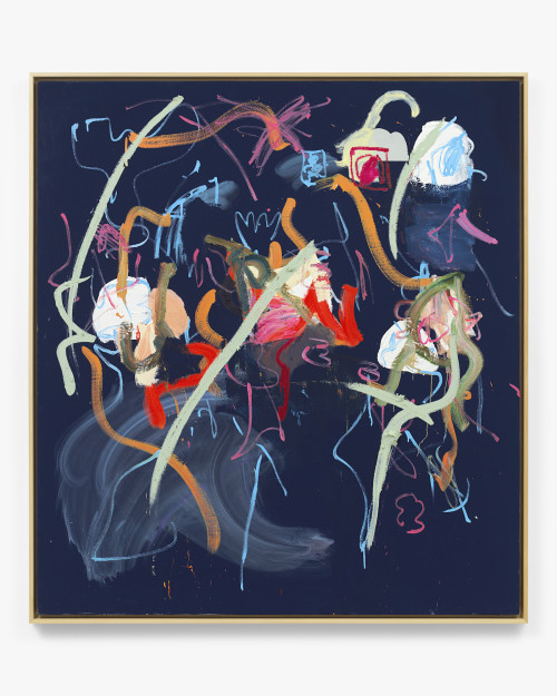 Ammon Rost, Yoke, 2021. Oil, acrylic on canvas, 66 x 60 in (168 x 152 cm)