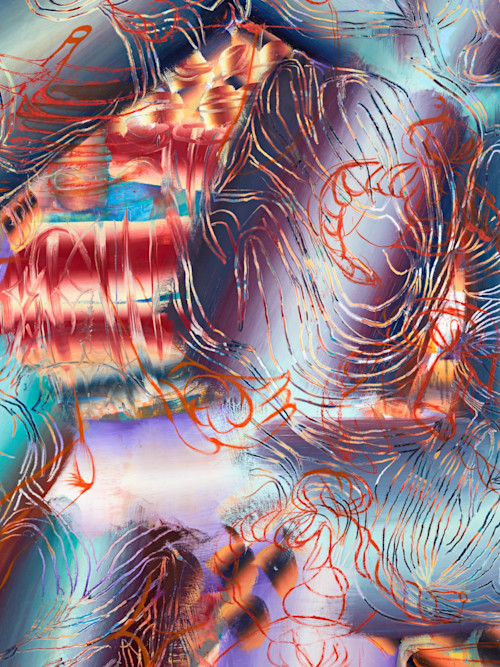 Lauren Quin, Whitney Holding Water, 2021, Detail. 