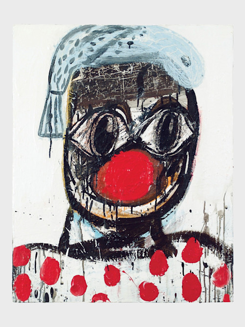 Eddie Martinez, Untitled, 2008. Mixed media on canvas, 30 x 24 in, 76 x 61 cm
