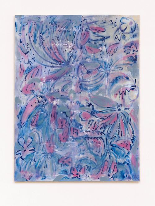 Jim Thorell, Violet, 2015. Acrylic on canvas, 47 x 35 in, 120 x 90 cm
