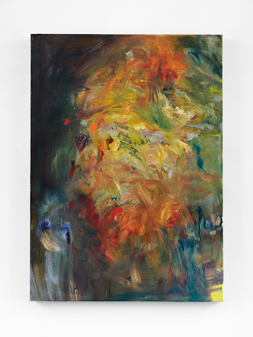 Tianyue Zhong, Blue, 2024. Oil on linen, 30 x 21.5 in (76 x 55 cm)