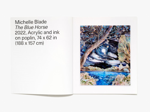 Michelle Blade, The Blue Horse, Catalogue. 