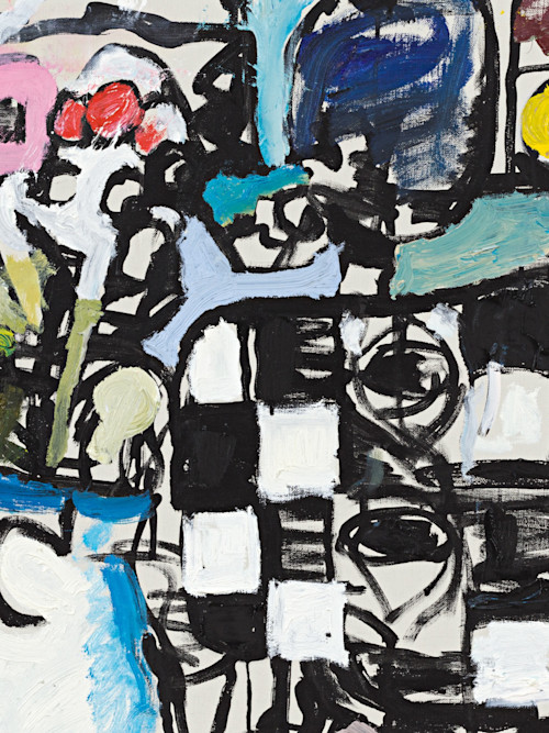 Eddie Martinez, Untitled, 2020, Detail. 