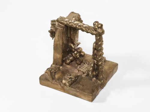 Emmanuel Louisnord Desir, Spoil 1, 2022. Bronze, 5 × 4 × 4 in (12 × 10 × 10 cm)