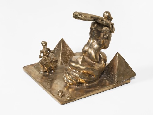 Emmanuel Louisnord Desir, Spoil 3, 2022. Bronze, 6 x 8 x 7 in (15 x 19 x 18 cm)