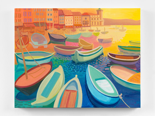 Daniel Heidkamp, La Ciotat, 2019. Oil on linen, 24 x 30 in, 61 x 76 cm