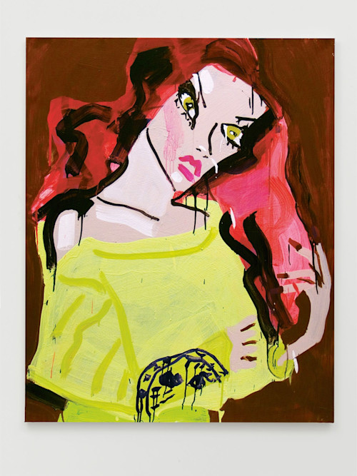 Katherine Bernhardt, I Have Loved And I Lost, 2011. Acrylic on canvas, 60 x 48 in, 152 x 122 cm