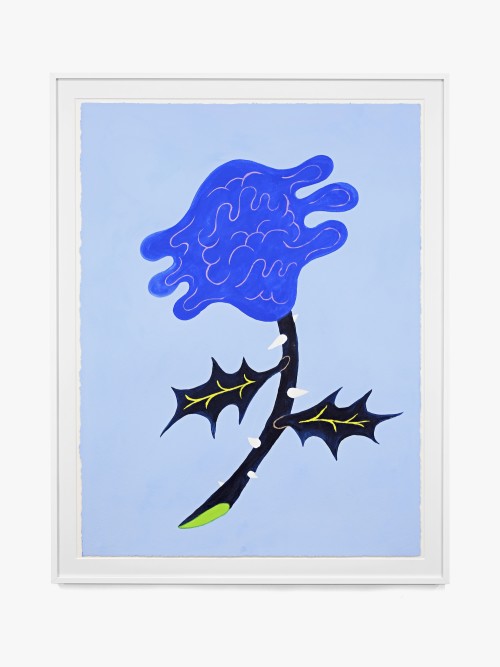 Constance Tenvik, The Rose of Water, 2019. Gouache on paper, 30 x 22 in (76 x 57 cm)