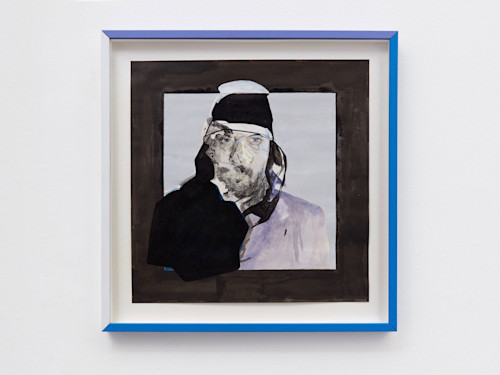 Brian DeGraw, Spencer, 2015. Ink, acrylic, watercolor on paper, 14.5 x 14 in, 37 x 36 cm