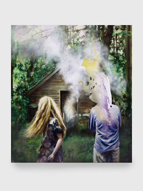 Till Gerhard, Disappearing Brother, 2013. Oil on canvas, 63 x 55 in, 160 x 140 cm