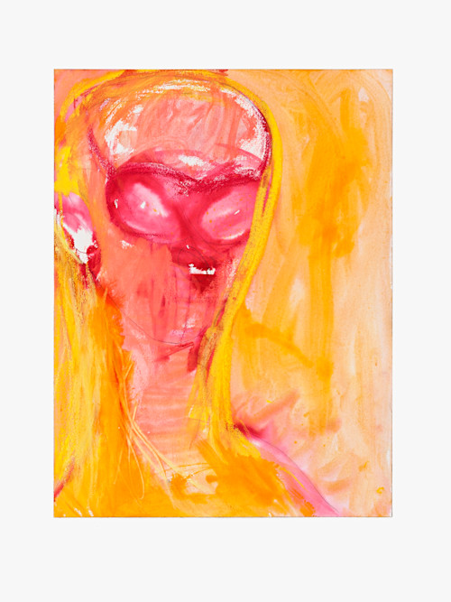 Huma Bhabha, Untitled, 2012. Ink, pastel and acrylic on paper, 24 x 18 in (61 x 46 cm)
