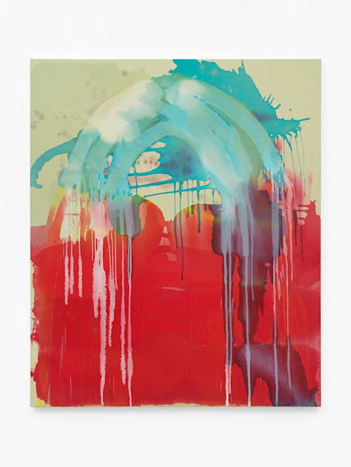 Liz Markus, Sodium Phosphate, 2022. Acrylic on canvas, 72 x 60 in (183 x 152 cm)