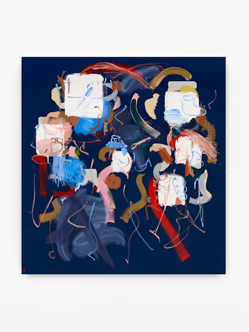 Ammon Rost, Springs, 2025. Oil, acrylic on canvas, 66 x 68 in (168 x 173 cm)