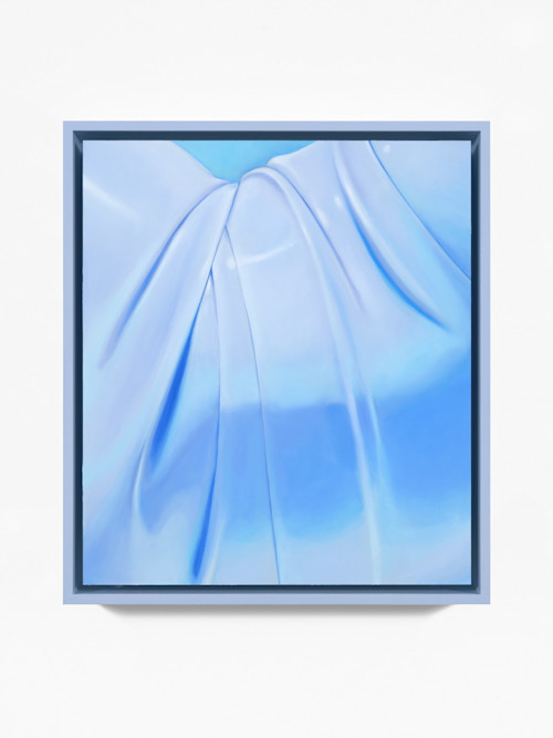 Anna Camner, Hide 3, 2024. Oil on acrylic sheet, 32 x 28 cm (13 x 11 cm)