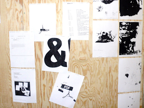 Faxination, Curated by Bill Saylor.  Fia Backstrom, Anke Weyer