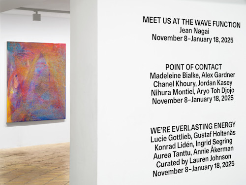 Jean Nagai, Meet Us at the Wave Function, Nov 8–Jan 18, 2025. 