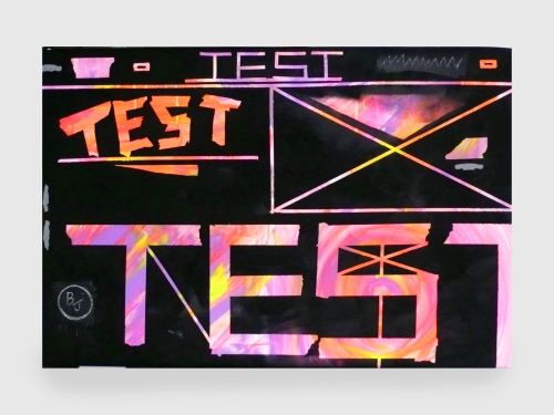 Ben Jones, Concept Unification-Test 1, 2010. Acryla-gouache on canvas, 24 x 36 in, 61 x 91 cm
