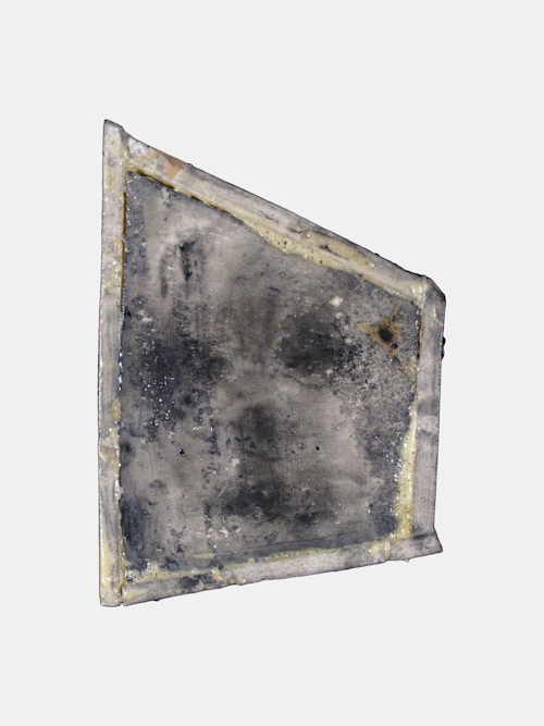 Samara Golden, Mask 52, 2012. Rmax, acrylic, Gorilla glue, 11 x 8 in