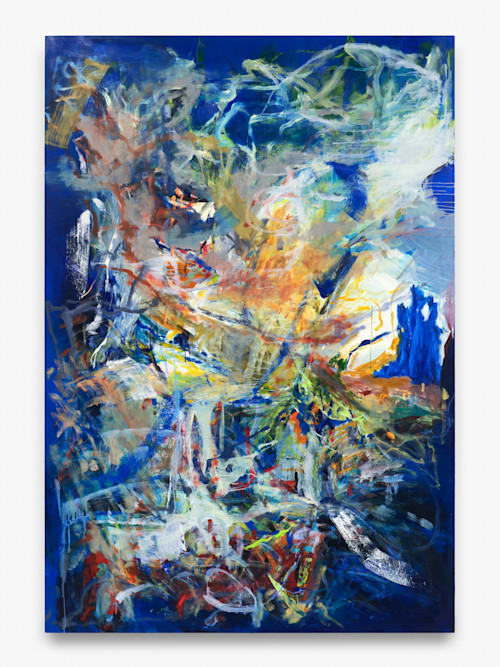 Tianyue Zhong, The First Thunder of Spring - 惊蛰将至, 2026. Oil on linen, 86 x 59 in (218 x 150 cm)