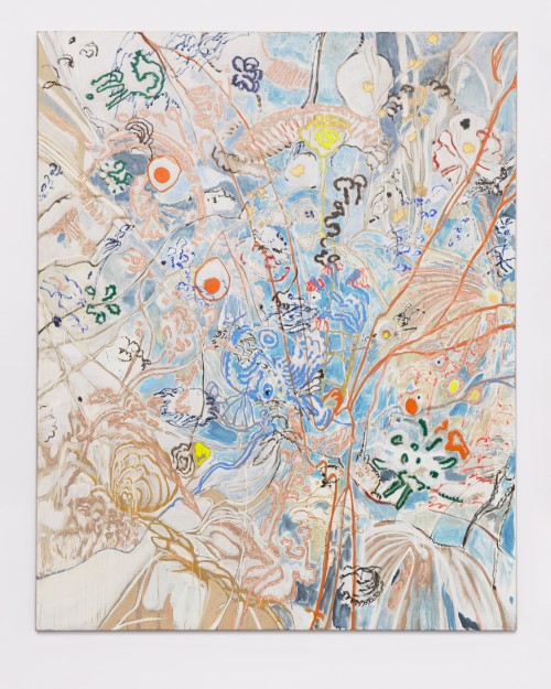 Jim Thorell, Frosty Fruition, 2019. Oilbar and acrylic on canvas, 79 x 63 in, 200 x 160 cm