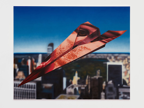 Henry Gunderson, Glider, 2017. Acrylic on canvas, 60 x 75 in, 152 x 190 cm