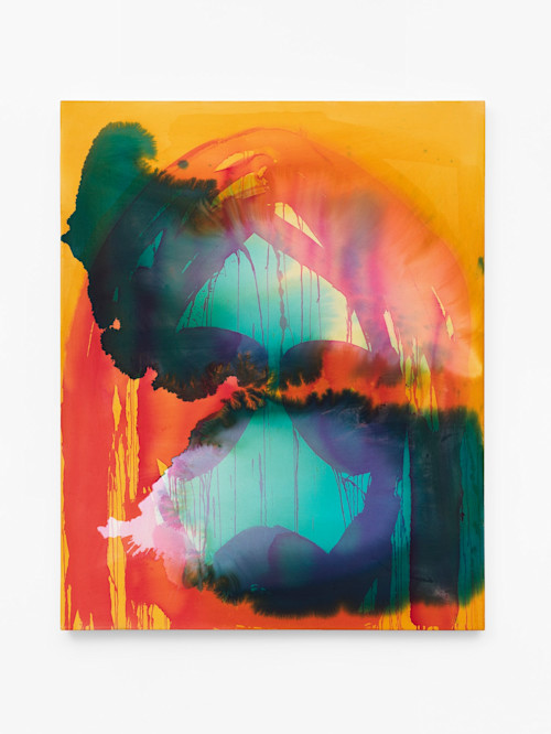 Liz Markus, Subterranean, 2022. Acrylic on canvas, 60 x 48 in (152 x 122 cm)