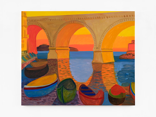 Daniel Heidkamp, Arches, 2022. Oil on linen, 48 x 60 in (122 x 152 cm)