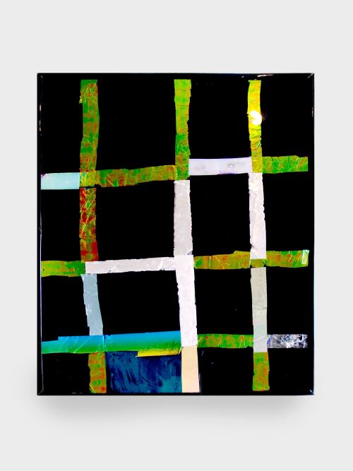 Brian Belott, Grid Painting, 2010. 20 x 16 in, 51 x 41 cm