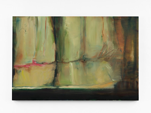Tianyue Zhong, Pull, 2024. Oil on linen, 39 x 59 in (100 x 150 cm)