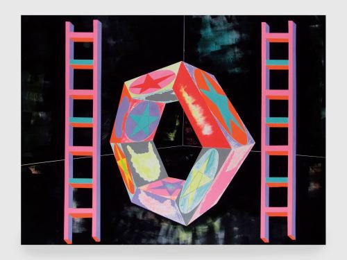 Ben Jones, Concept Unification-Shape 1, 2010. Acryla-gouache on canvas, 60 x 80 in, 152 x 203 cm
