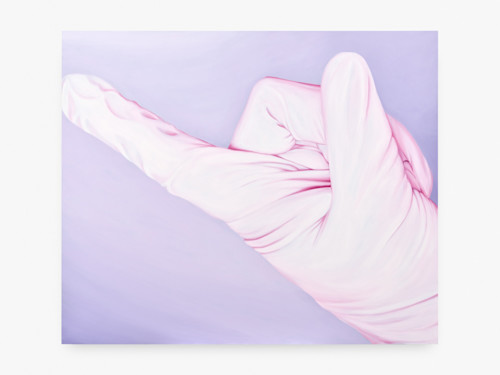 Anna Camner, Spinning, 2023. Oil on acrylic sheet, 100 x 120 cm (39.4 x 47 in)