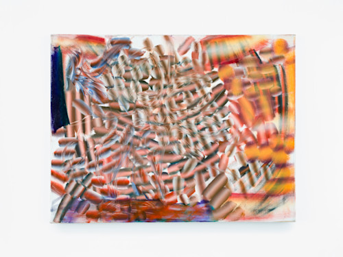 Lauren Quin, Basket’s Belly, 2021. Oil on canvas, 23 x 30 in (58 x 76 cm)