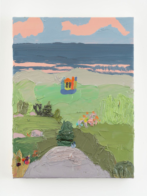 Daniel Heidkamp, Nobody's Orange, 2016. Oil on linen, 24 x 18 in, 61 x 46 cm