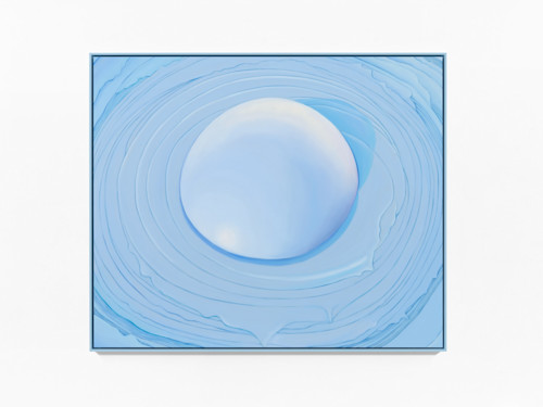 Anna Camner, Medium, 2024. Oil on acrylic sheet, 100 x 120 cm (39 x 47 in)