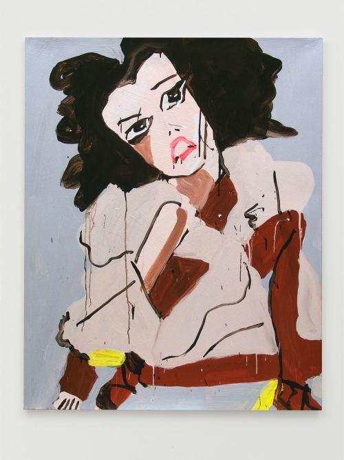 Katherine Bernhardt, Fendi, 2011. Acrylic on canvas, 60 x 48 in, 152 x 122 cm