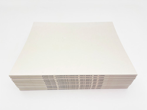 Ethan Cook, A Rainbow in Curved Air. 