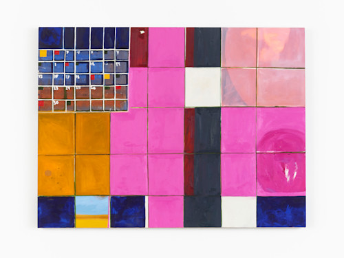 Marisa Takal, Open Processing I, 2018. Oil on canvas, 36 x 48 in (91 x 122 cm)